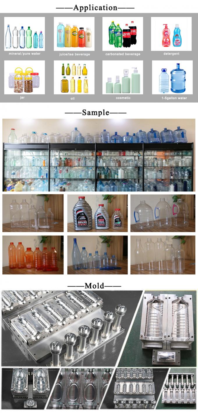 einzelne Haustierflaschen-Blasformenmaschine des Speiseöls des Hohlraumes 5L automatische/Schlagmaschinerie des Plastikbehälters