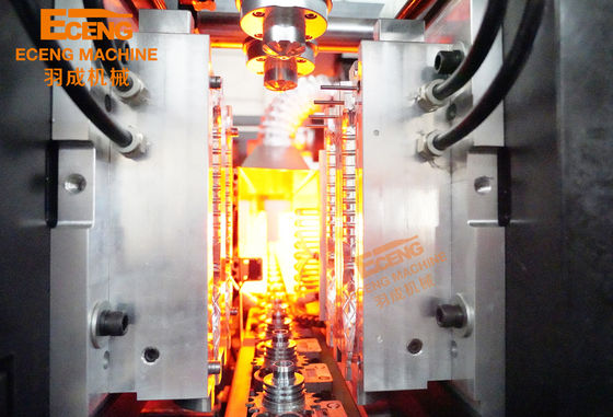 Hochgeschwindigkeitsplastik-HAUSTIER Flasche, die Schlagmaschine vollautomatische 2 Hohlräume macht
