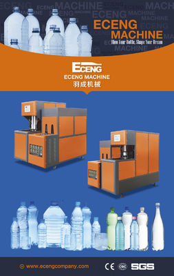 Lineare 5 Liter-Blasen-Maschine halb Selbst-50hz 3 Phasen-Plastikflasche