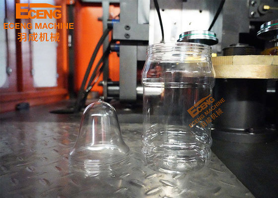 J5L2 Max Blowing Jar Flasche Stretch Maschine 5L Automatische Große Mund breiten Hals mit 2 Hohlraum