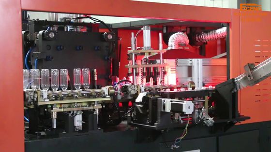 Orange automatische HAUSTIER 2l Blasformen-Maschine PLC-Steuerung