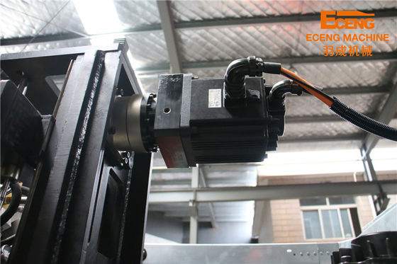 Orange automatische HAUSTIER 2l Blasformen-Maschine PLC-Steuerung