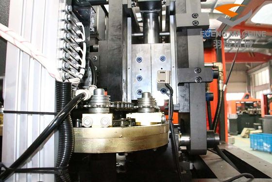 Orange 4 Hohlraum HAUSTIER Schlagausdehnungs-Blasen maschinen-6000bph