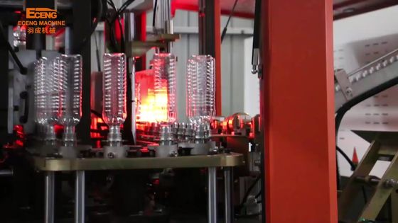 Plastik-HAUSTIER 250ml Flaschen-Blasformen-Maschinen-Mitsubishi PLC-Steuerung