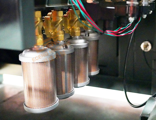 Plastik4 Hohlraum HAUSTIER Schlagmaschine 6000 Bph PLC-Steuerung