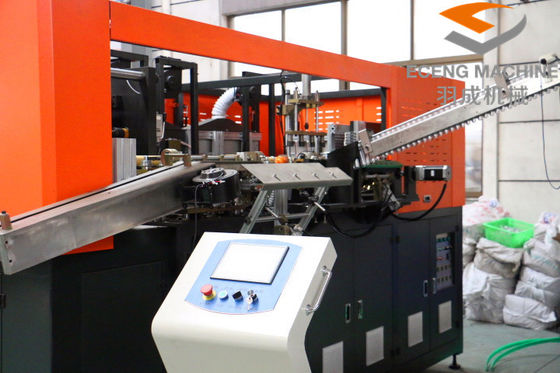 Orange 4 Hohlraum automatische HAUSTIER Plastikflaschen-Schlagmaschine 9kg/Cm2